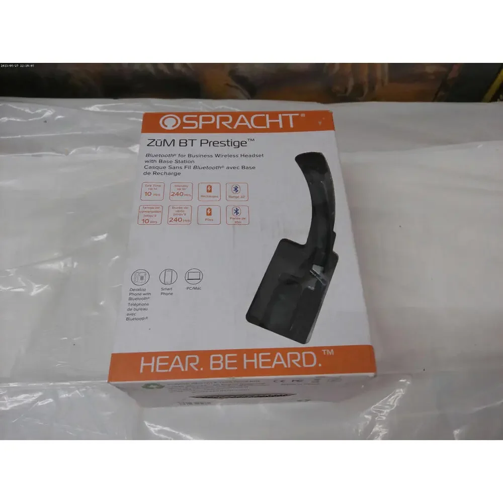 Spracht ZUM BT Prestige Wireless Bluetooth Headset without base